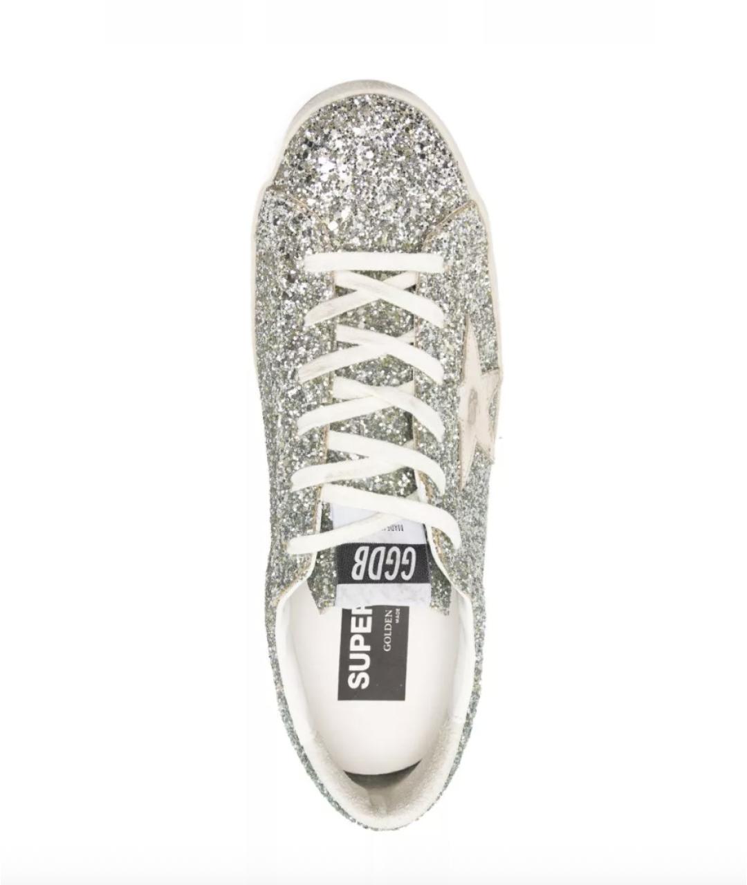 GOLDEN GOOSE Серебряные кеды, фото 3