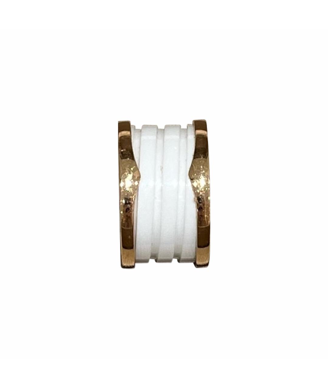 BVLGARI Белое кольцо из розового золота, фото 1