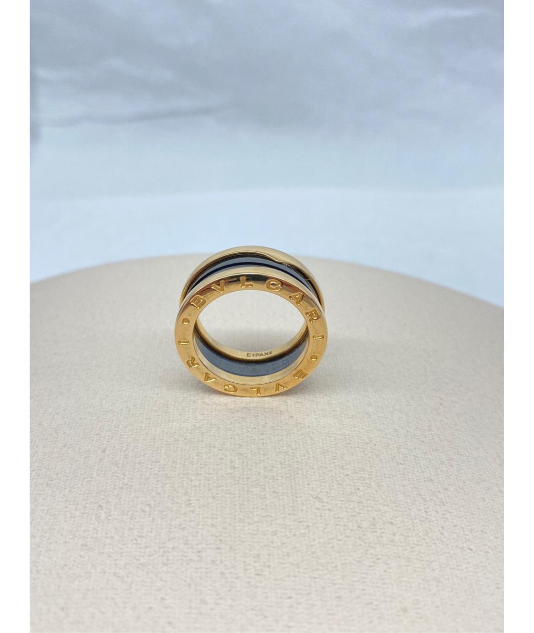 BVLGARI Черное керамическое кольцо, фото 2