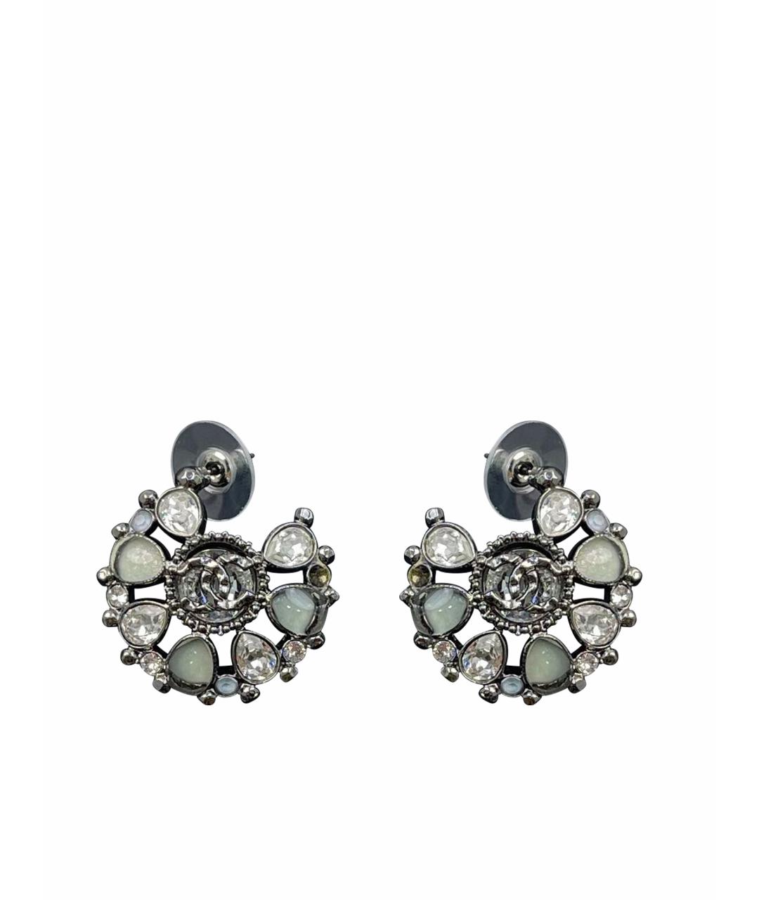 CHANEL Серебряные серьги, фото 1