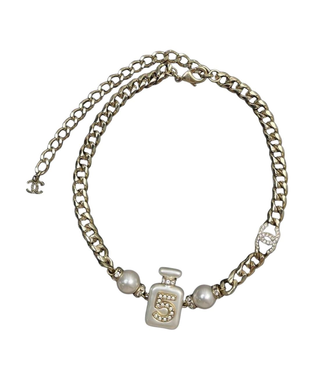 CHANEL Золотое колье, фото 1