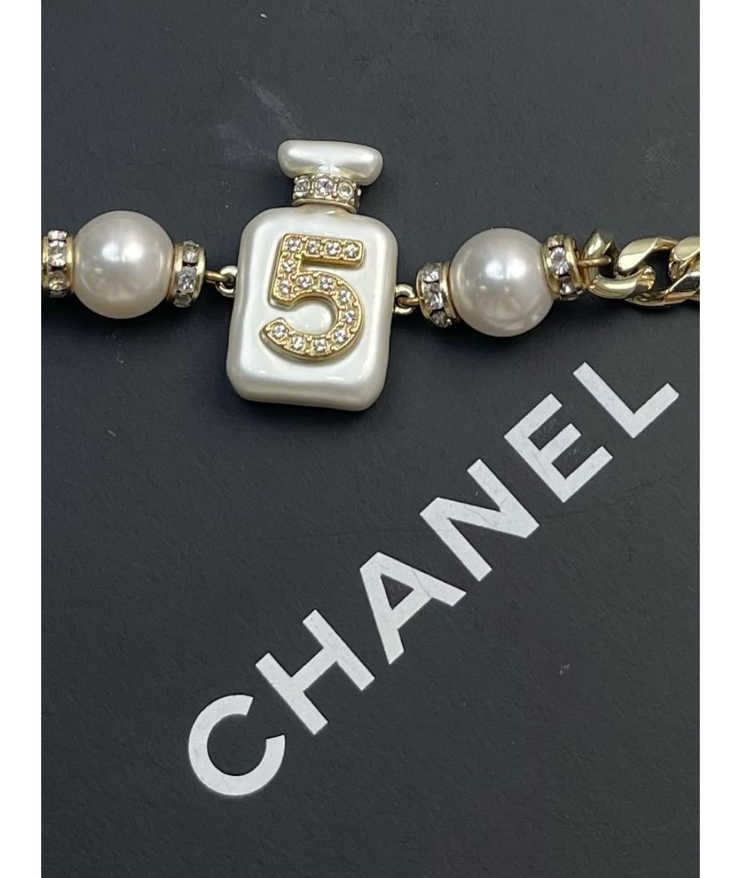 CHANEL Золотое колье, фото 4