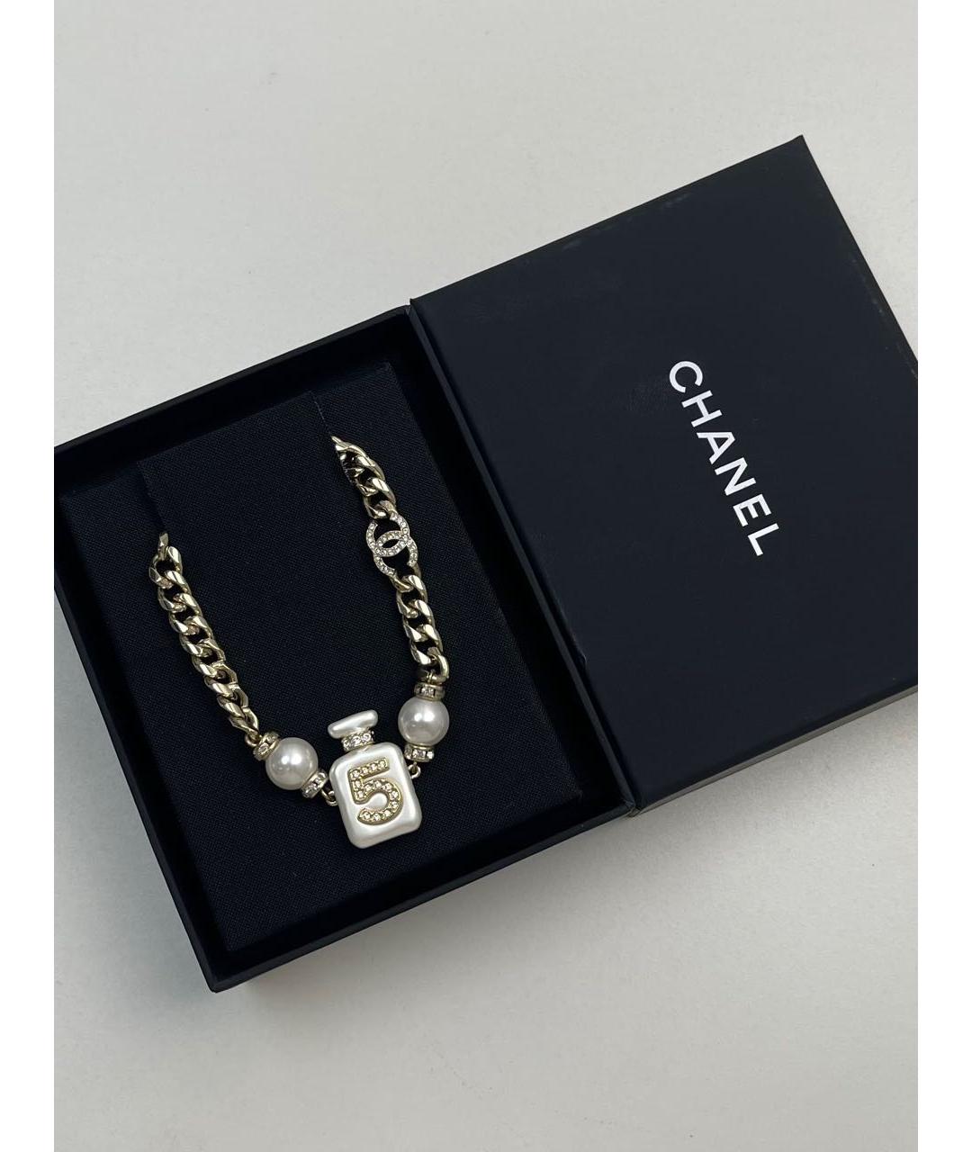 CHANEL Золотое колье, фото 2