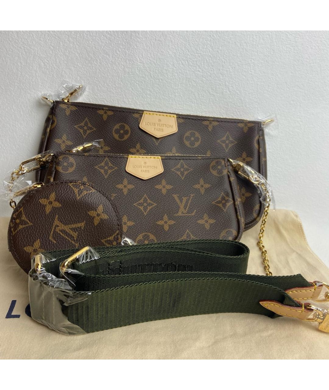 LOUIS VUITTON Коричневая сумка через плечо, фото 6