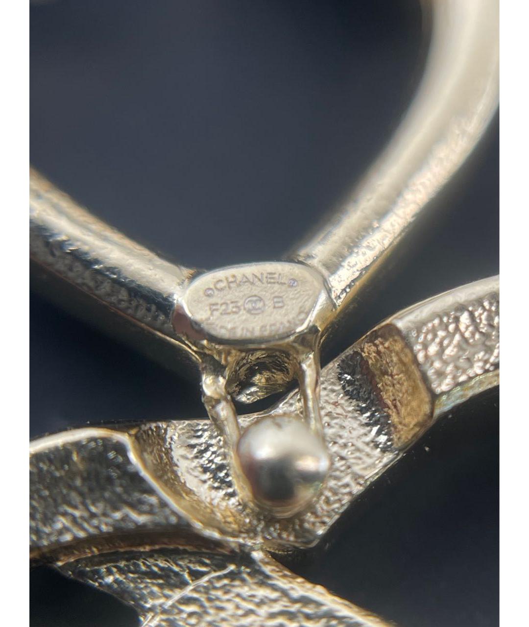 CHANEL Золотые серьги, фото 3