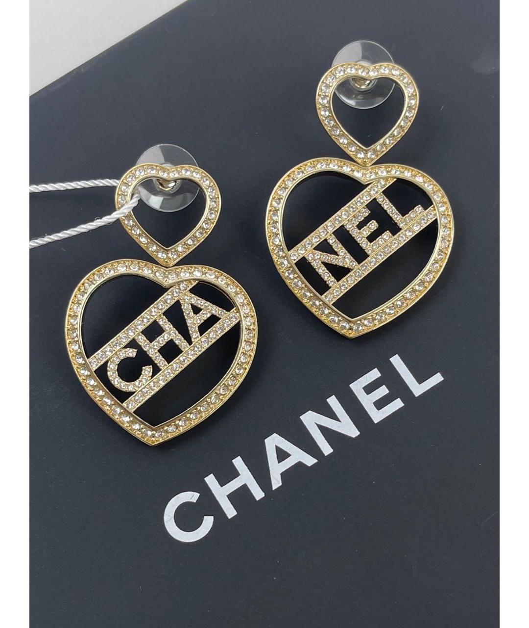 CHANEL Золотые серьги, фото 5