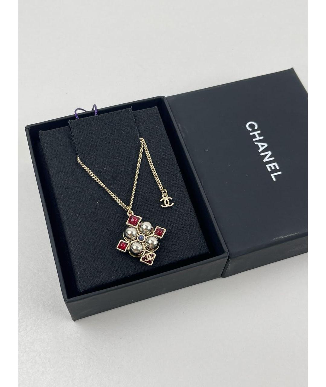 CHANEL Золотое колье, фото 2