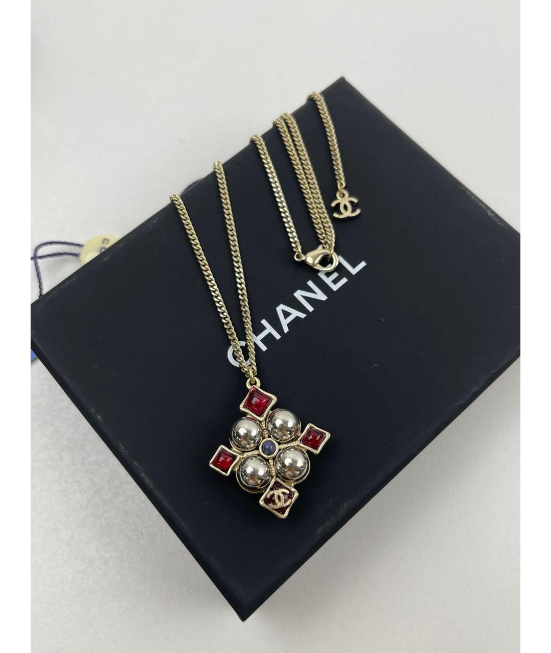 CHANEL Золотое колье, фото 5