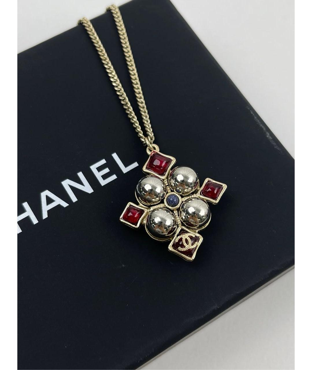 CHANEL Золотое колье, фото 6