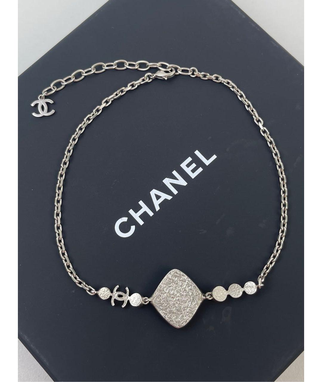 CHANEL Серебряное колье, фото 2
