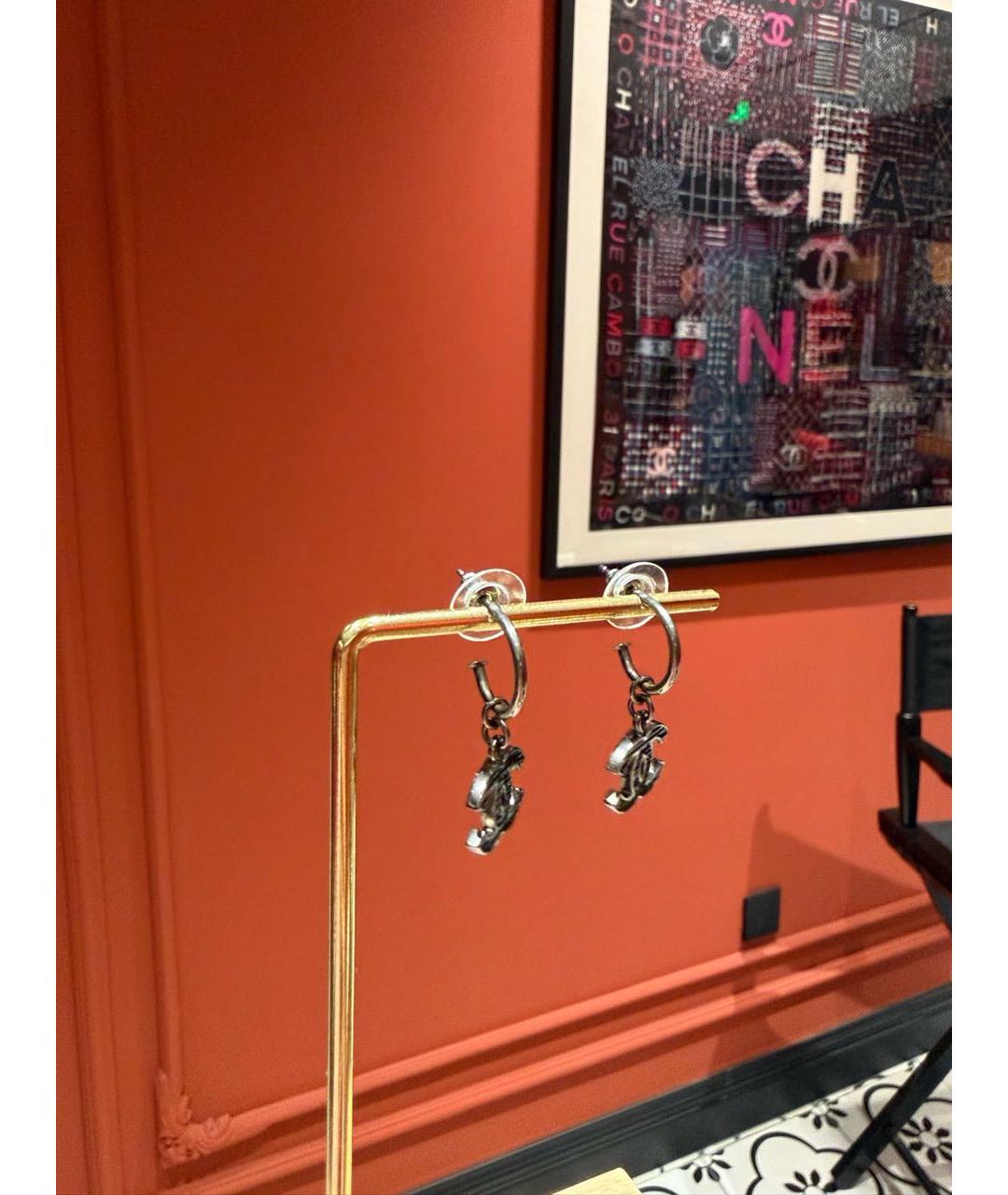CHANEL Золотые серьги, фото 2