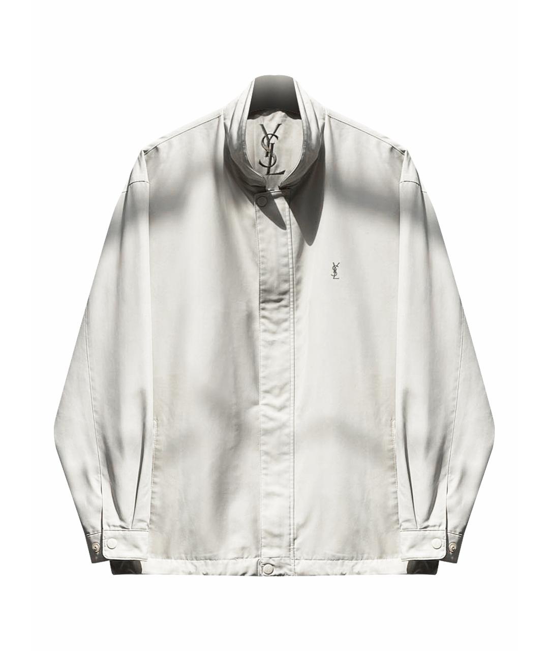 SAINT LAURENT Бежевая куртка, фото 1