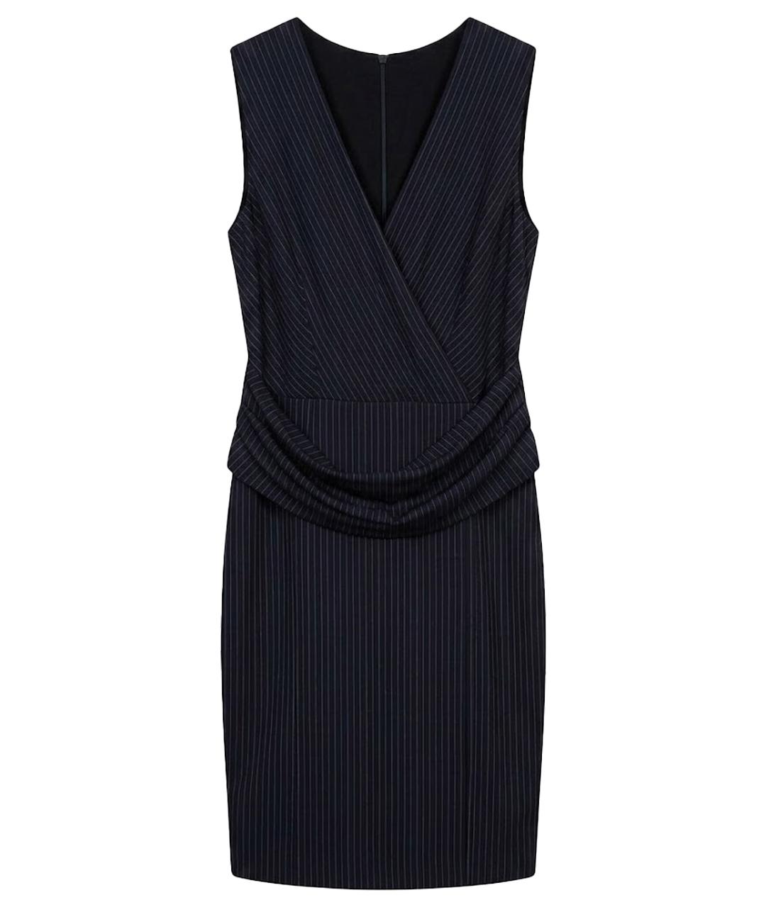 MAX MARA Темно-синее повседневное платье, фото 1
