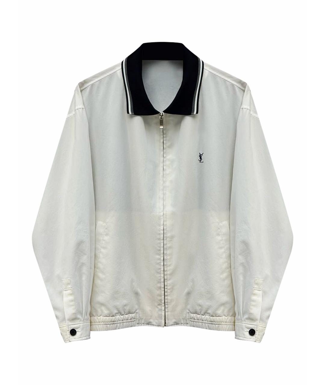 SAINT LAURENT Белая куртка, фото 1