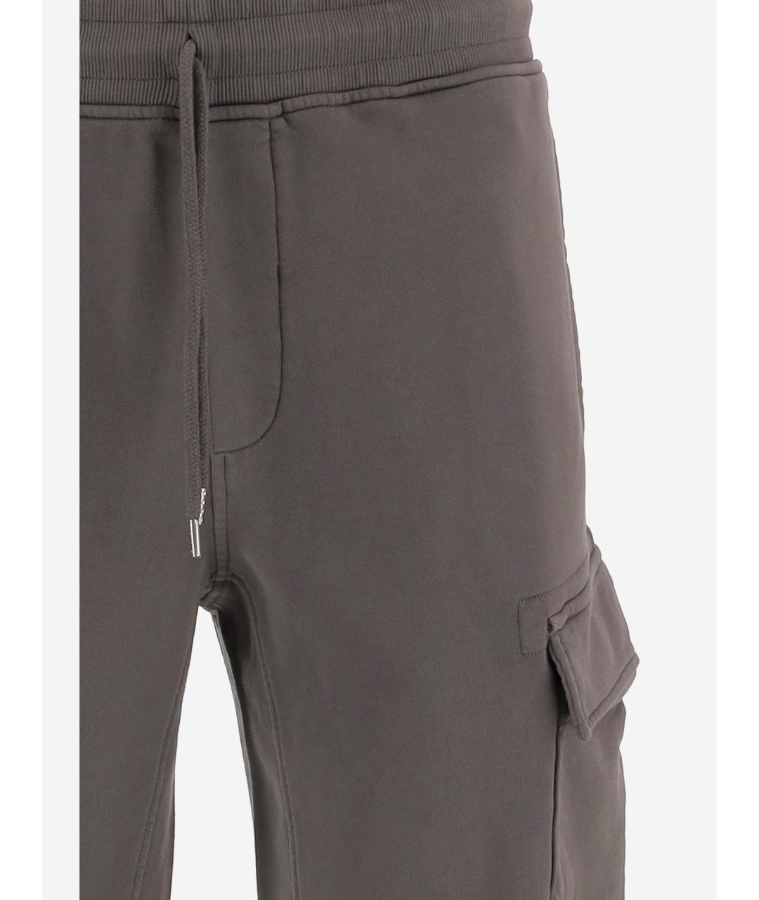 CP COMPANY Серые хлопковые шорты, фото 4