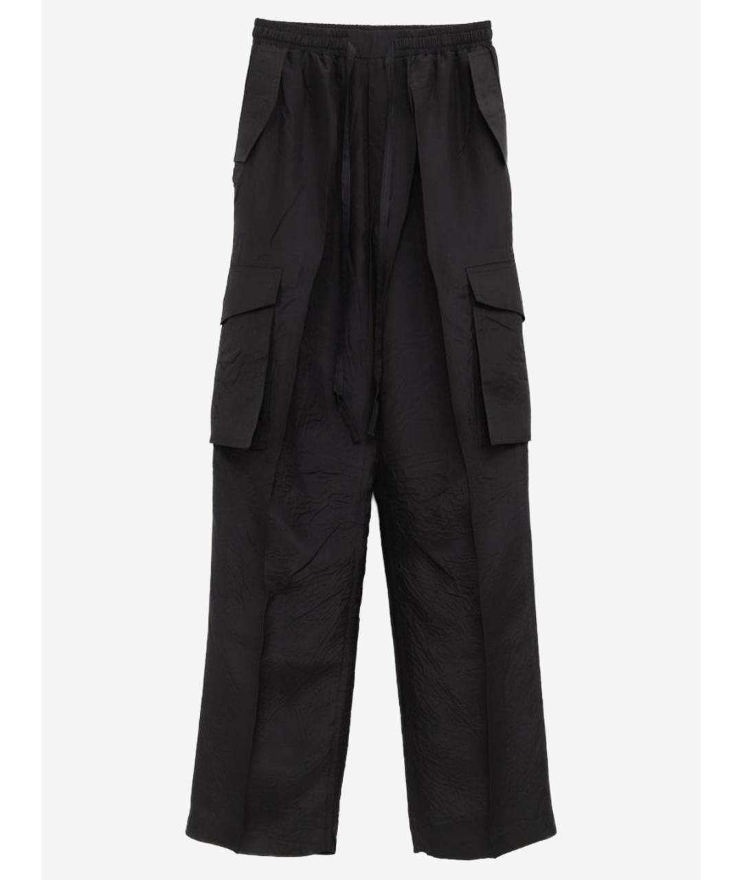 PHOEBE PHILO Черные брюки широкие, фото 4