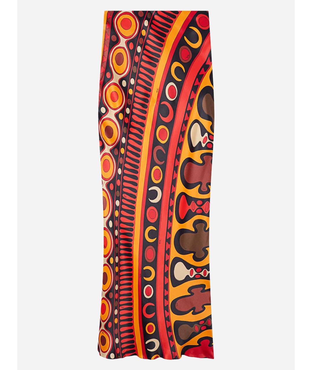 EMILIO PUCCI Мульти вискозная юбка макси, фото 3