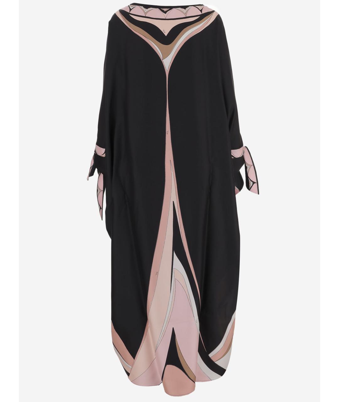 EMILIO PUCCI Мульти шелковое повседневное платье, фото 2