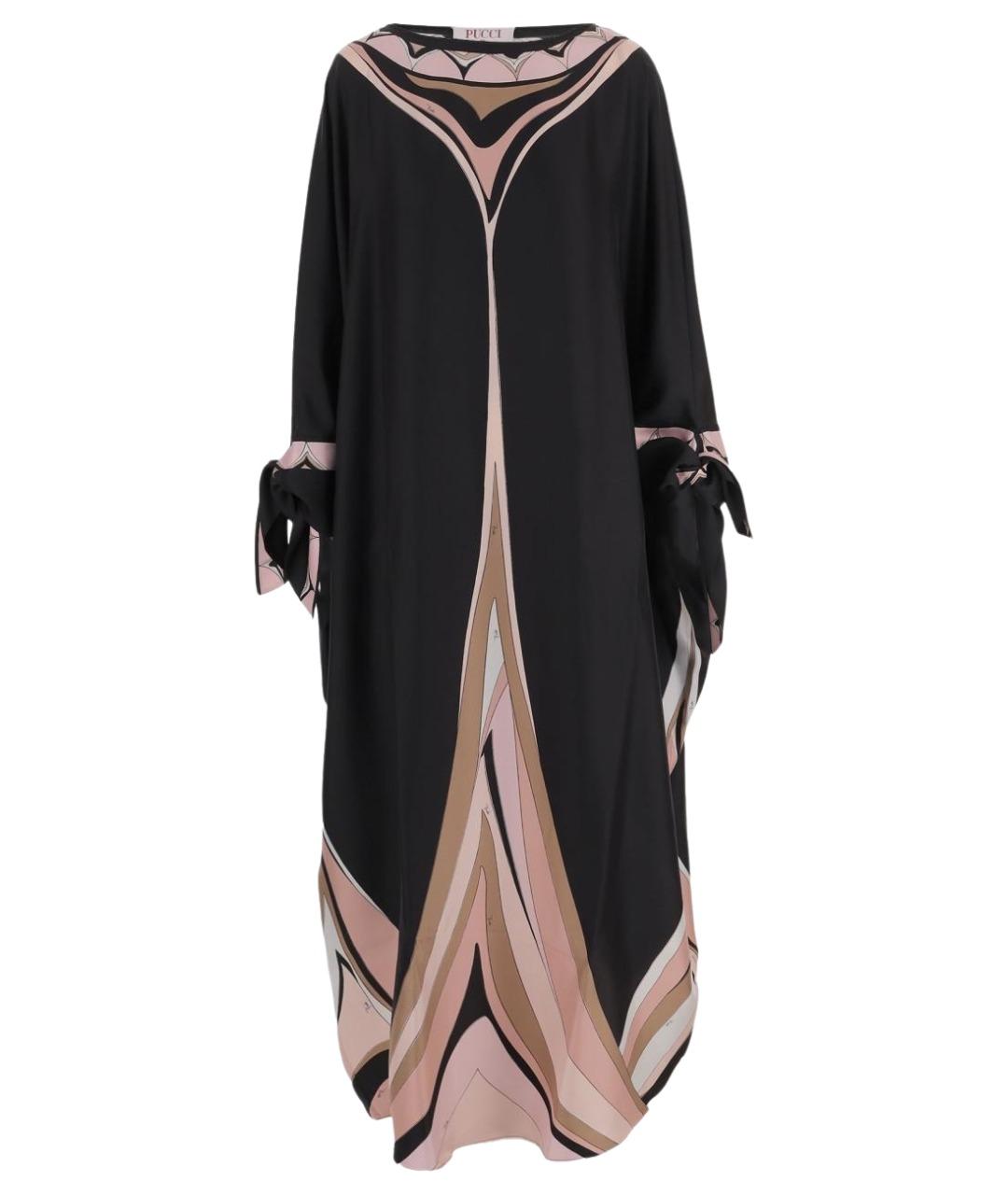 EMILIO PUCCI Мульти шелковое повседневное платье, фото 1