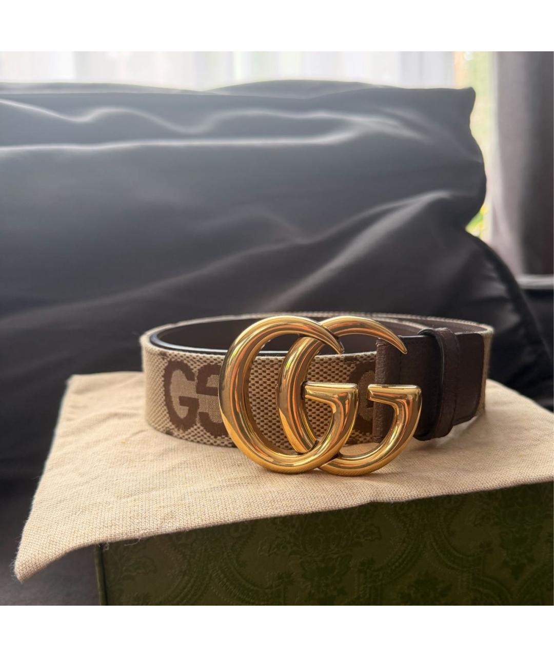 GUCCI Коричневый кожаный ремень, фото 2