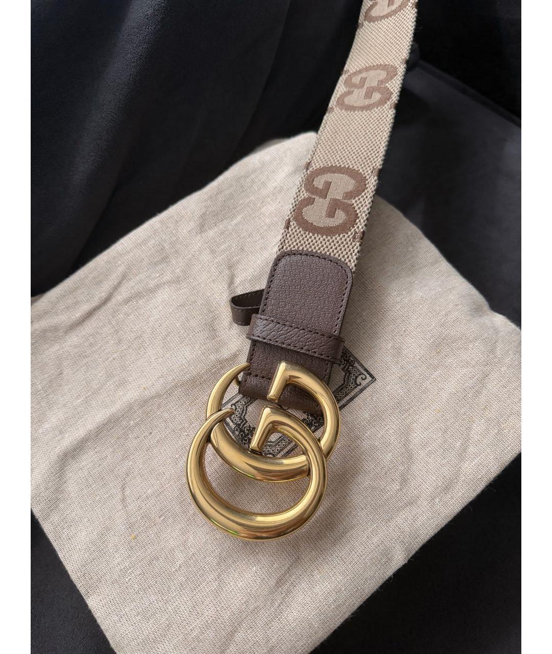 GUCCI Коричневый кожаный ремень, фото 4