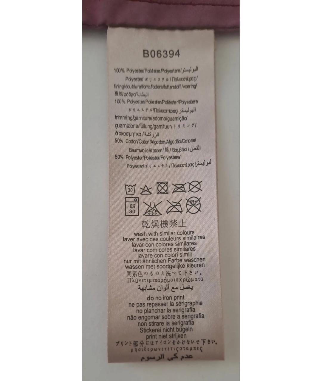 BURBERRY Красная синтетическая косметичка, фото 7