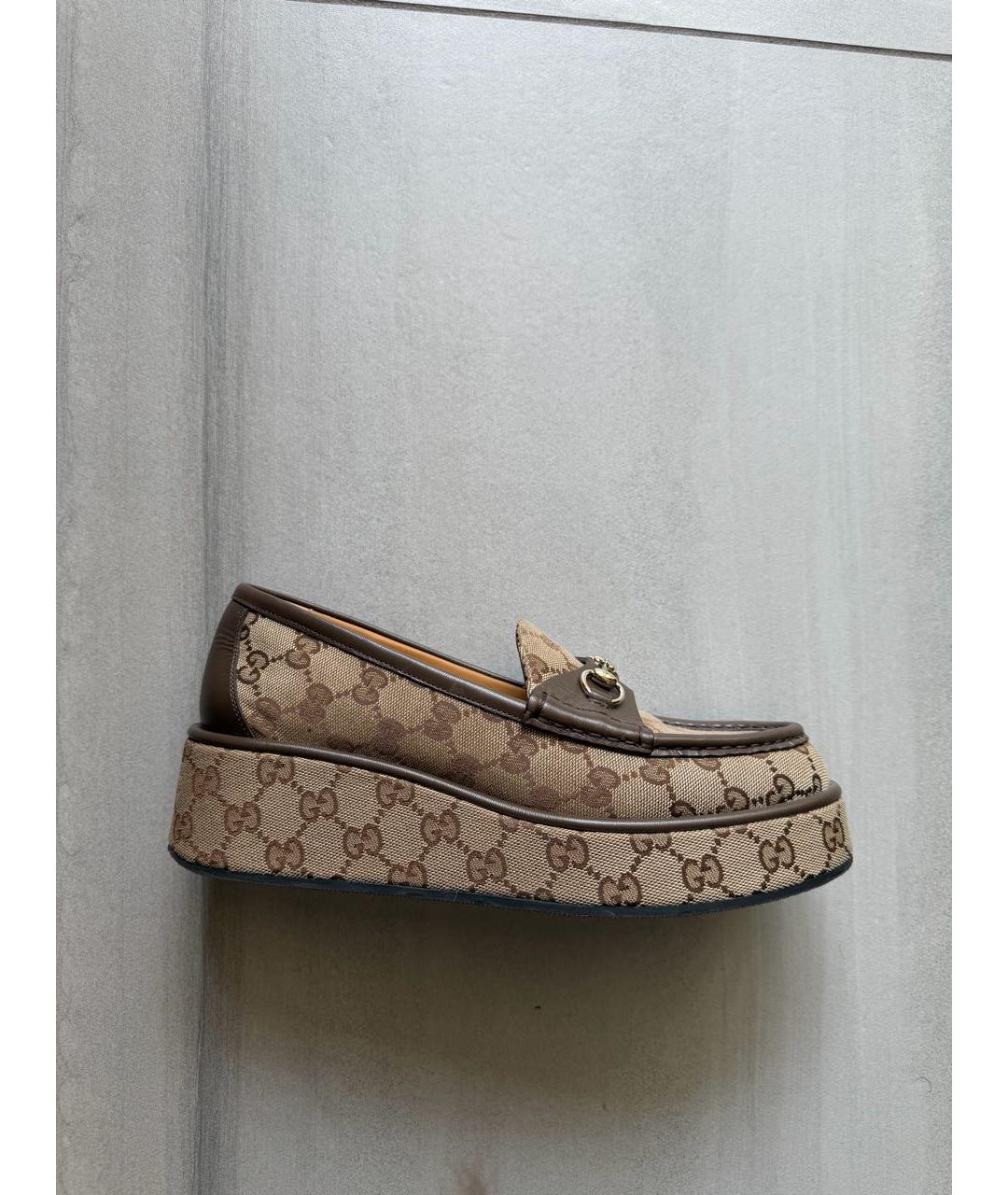 GUCCI Коричневые лоферы, фото 8
