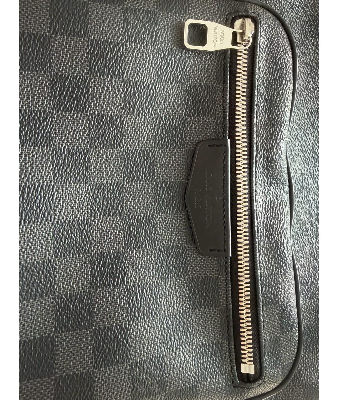LOUIS VUITTON Антрацитовый рюкзак, фото 6