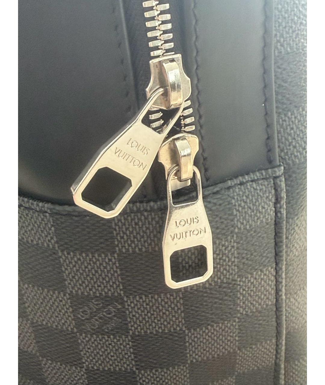 LOUIS VUITTON Антрацитовый рюкзак, фото 8