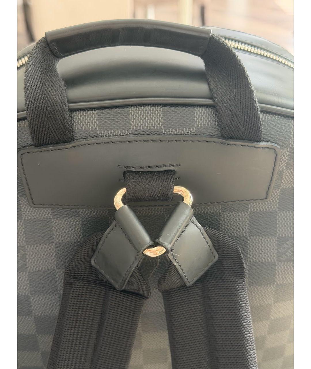 LOUIS VUITTON Антрацитовый рюкзак, фото 7