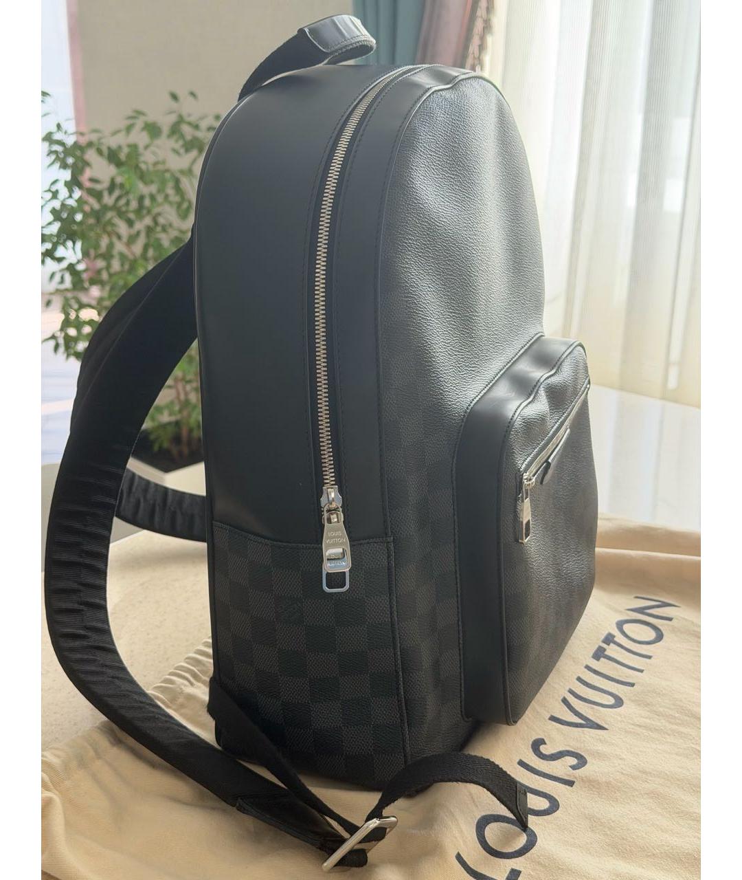 LOUIS VUITTON Антрацитовый рюкзак, фото 2