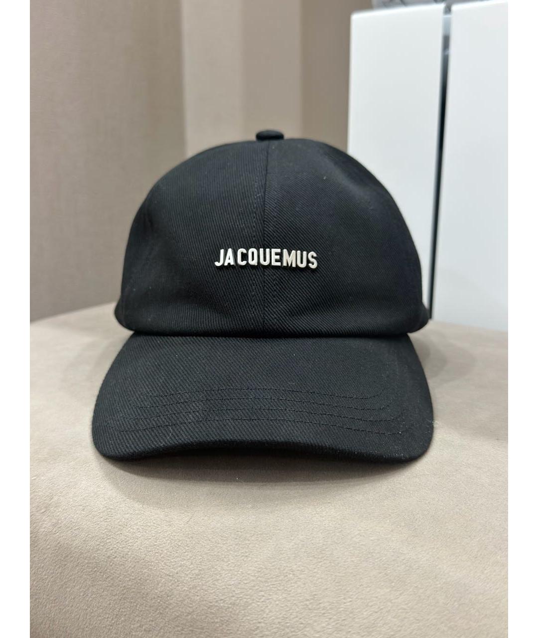 JACQUEMUS Черная хлопковая кепка, фото 9