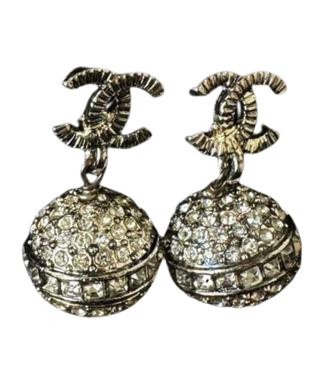 CHANEL Серебряные серьги, фото 1