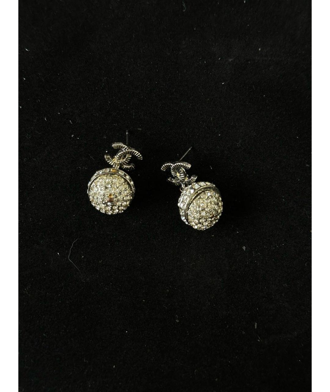 CHANEL Серебряные серьги, фото 7