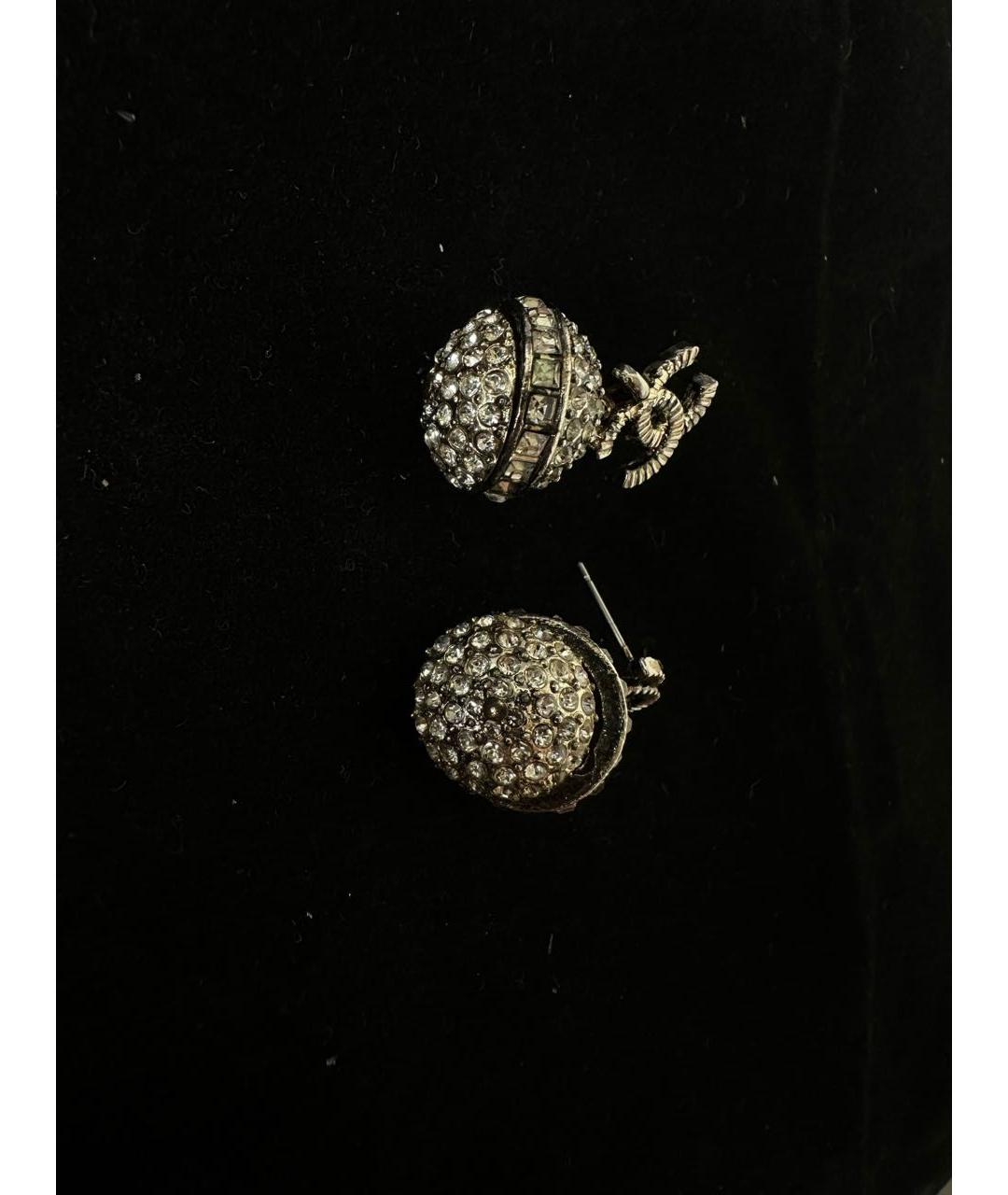 CHANEL Серебряные серьги, фото 8