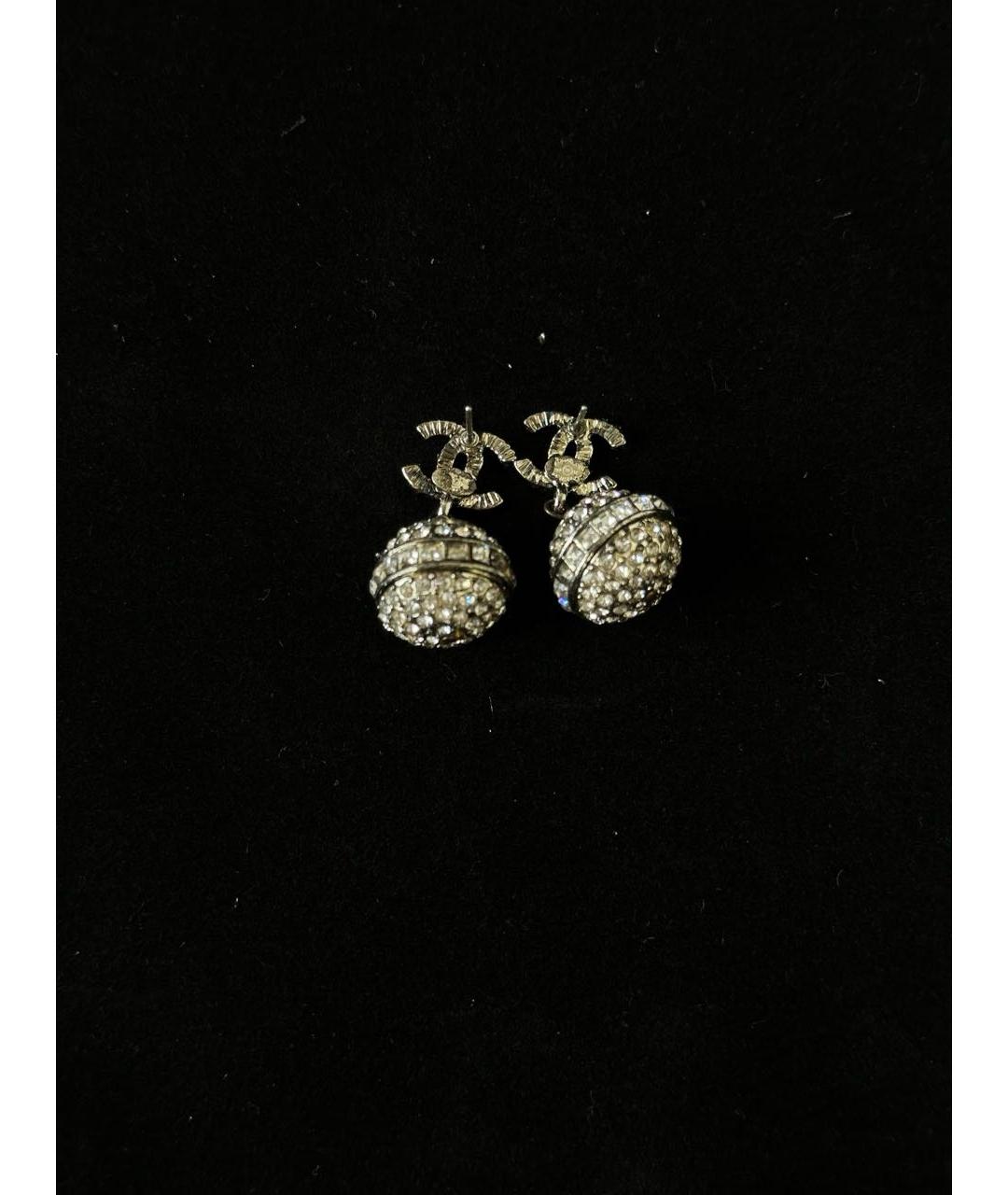 CHANEL Серебряные серьги, фото 3