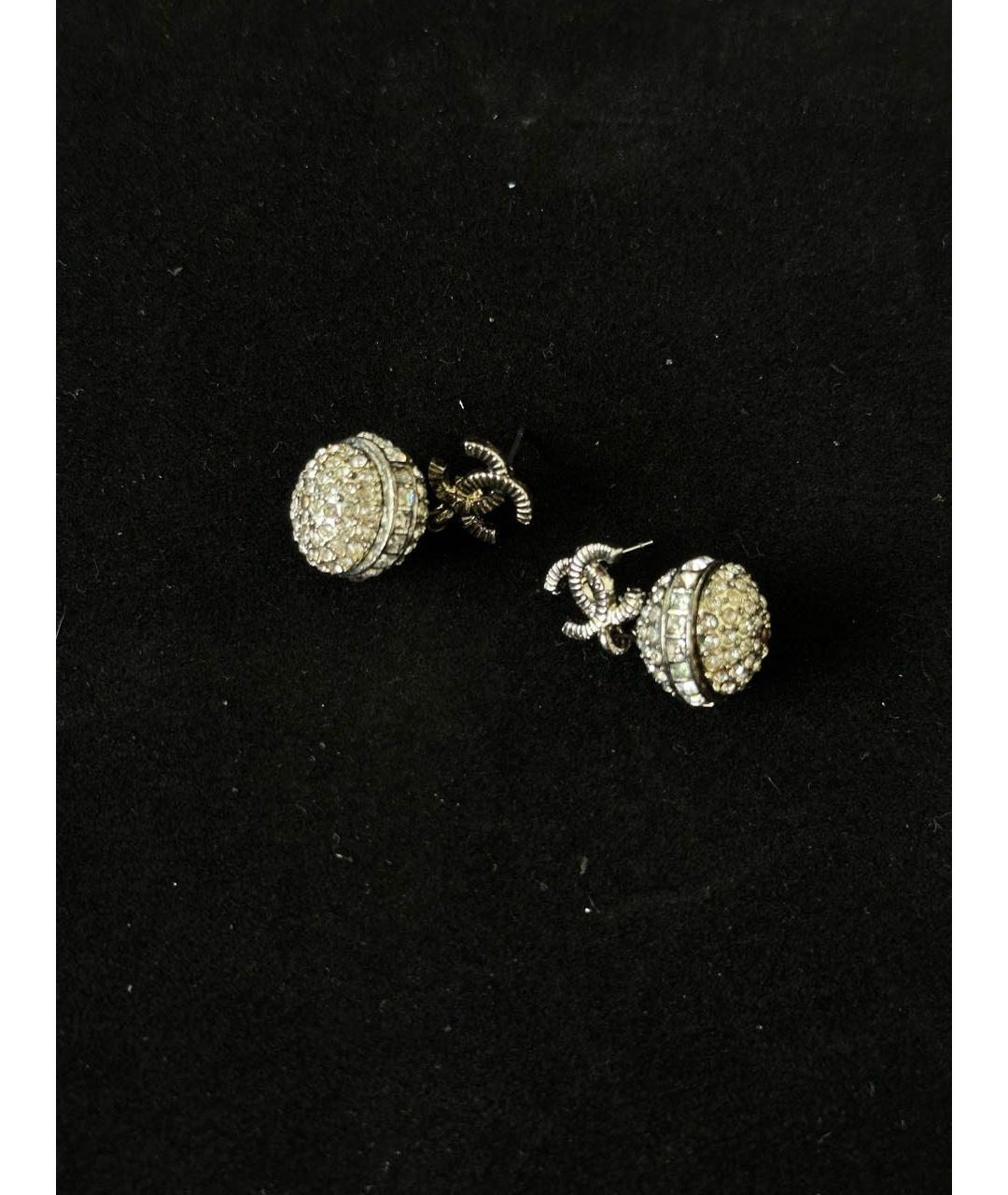 CHANEL Серебряные серьги, фото 6
