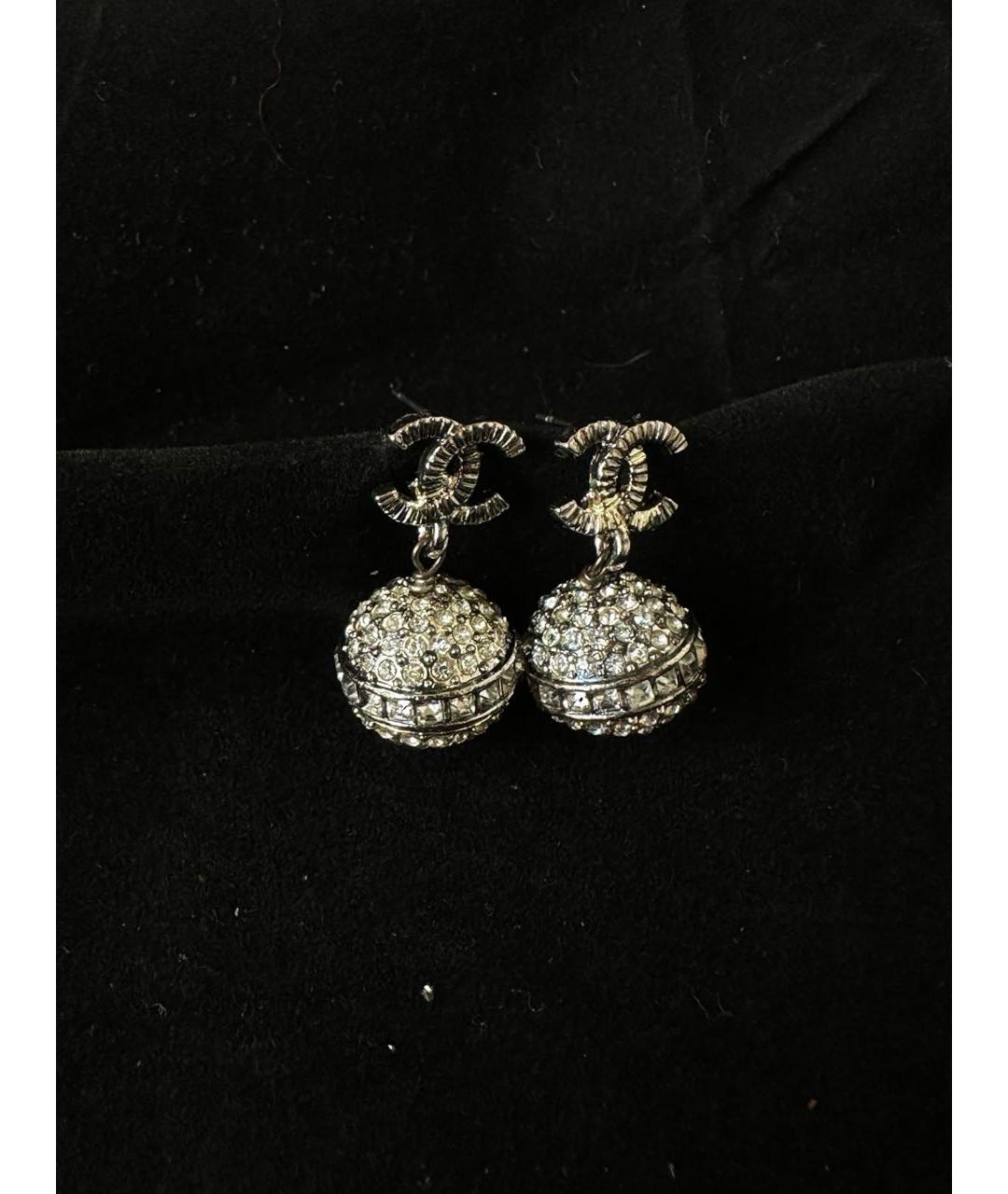 CHANEL Серебряные серьги, фото 9