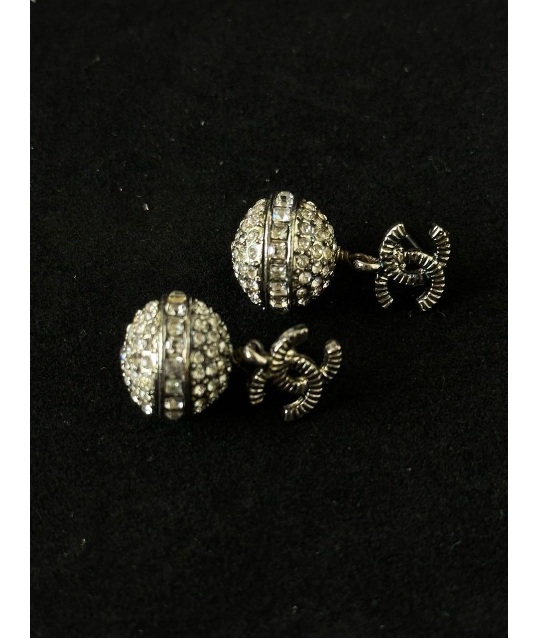 CHANEL Серебряные серьги, фото 5