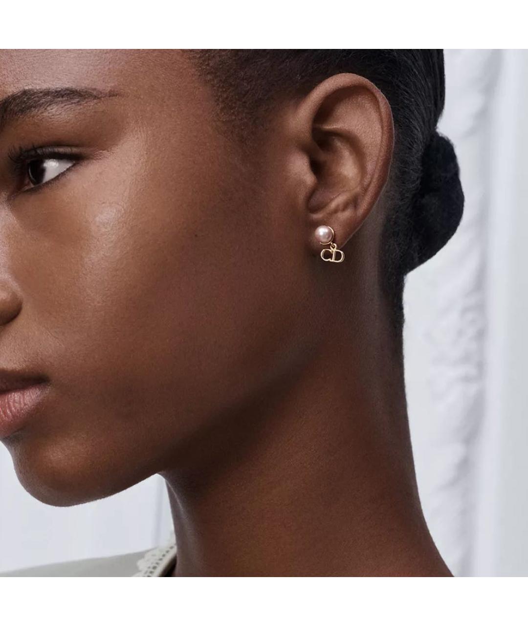 CHRISTIAN DIOR Золотые серьги, фото 2