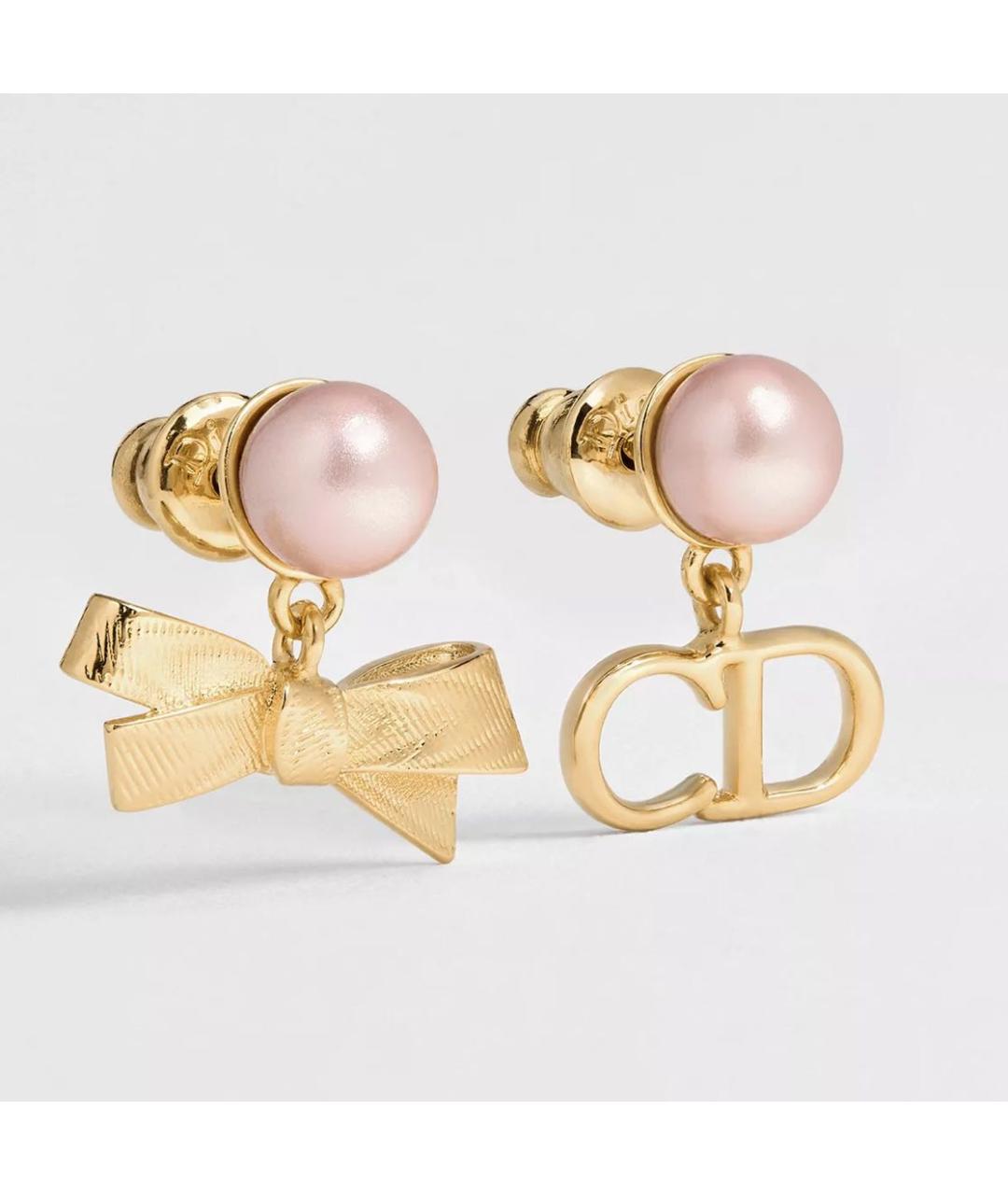 CHRISTIAN DIOR Золотые серьги, фото 4
