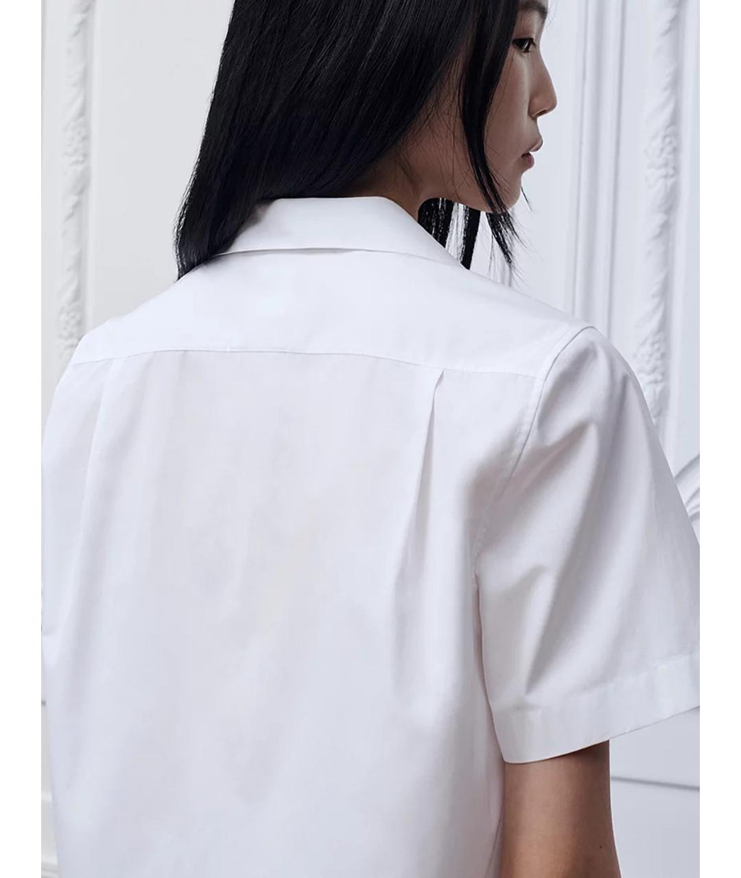 CHRISTIAN DIOR Белая хлопковая рубашка, фото 4