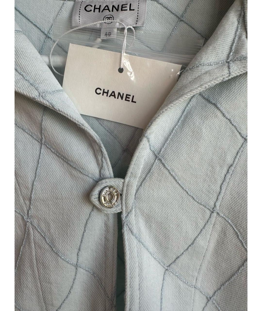 CHANEL Голубая рубашка, фото 4