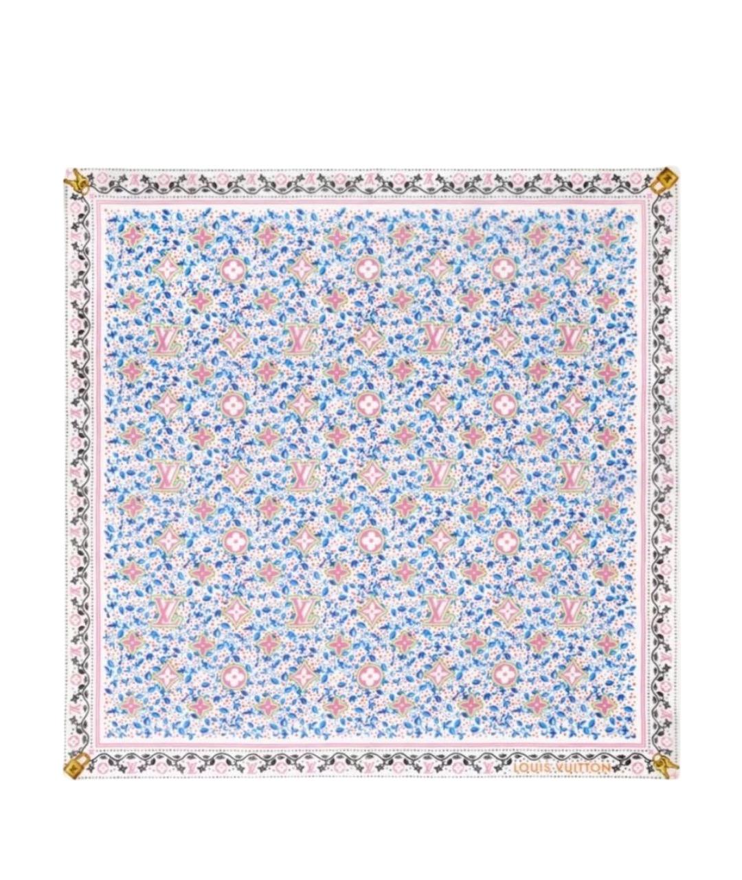LOUIS VUITTON Мульти шелковый платок, фото 1