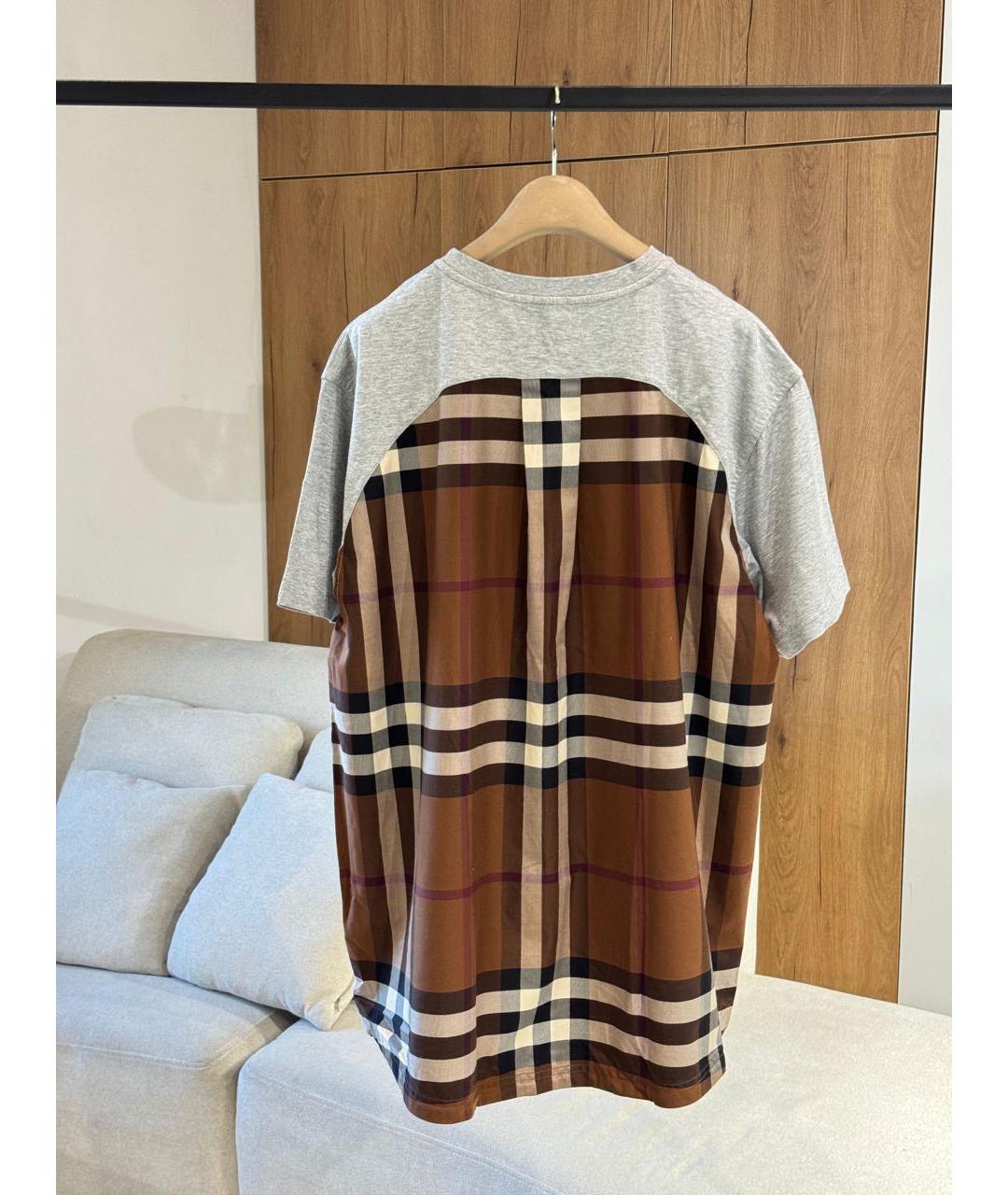 BURBERRY Серая футболка, фото 2