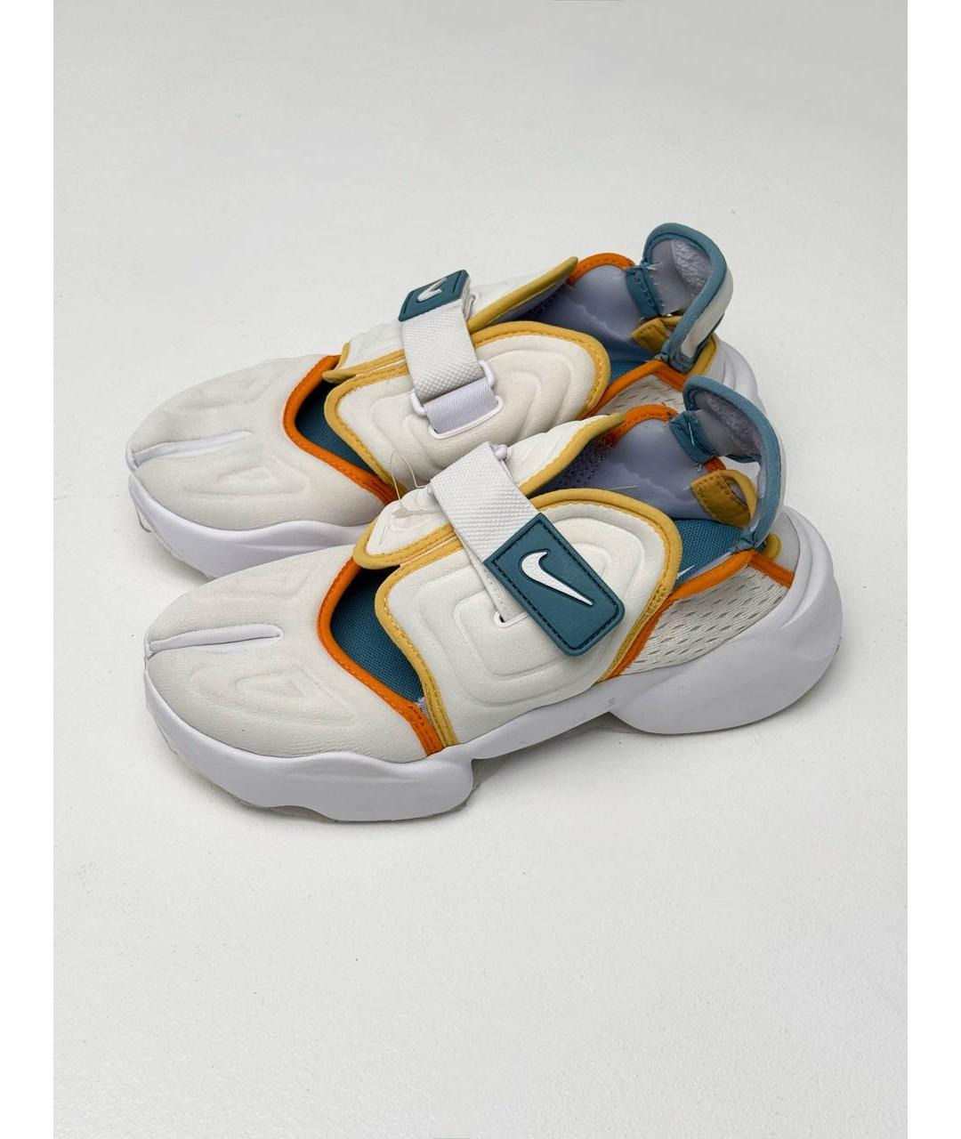 NIKE Белые текстильные кроссовки, фото 2