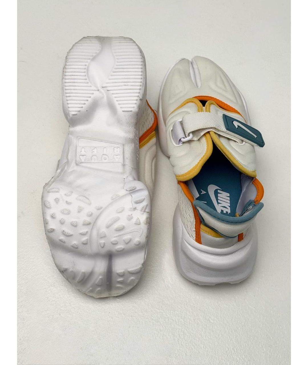 NIKE Белые текстильные кроссовки, фото 5