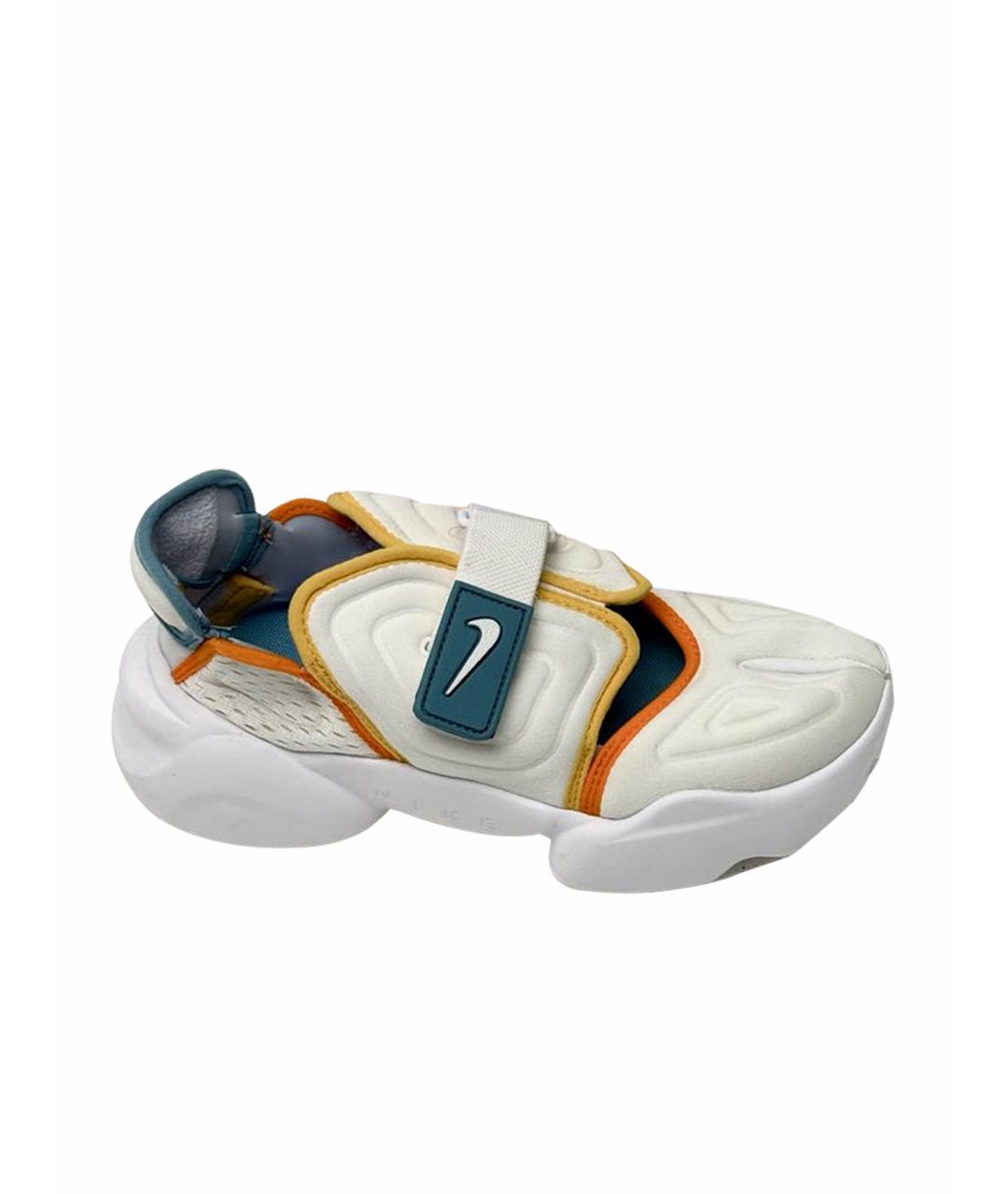 NIKE Белые текстильные кроссовки, фото 1