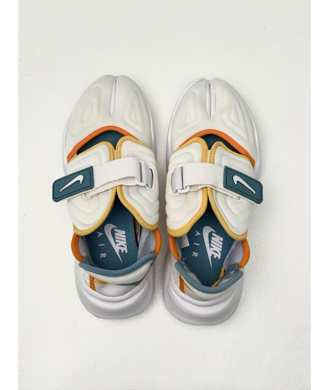 NIKE Белые текстильные кроссовки, фото 4