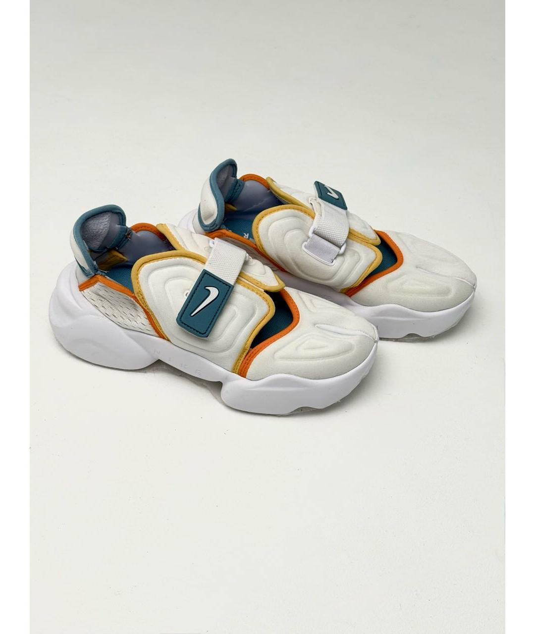 NIKE Белые текстильные кроссовки, фото 8